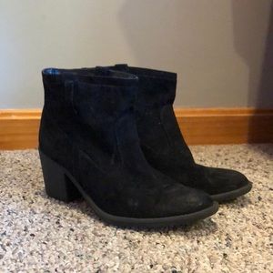 Black Felt Booties.